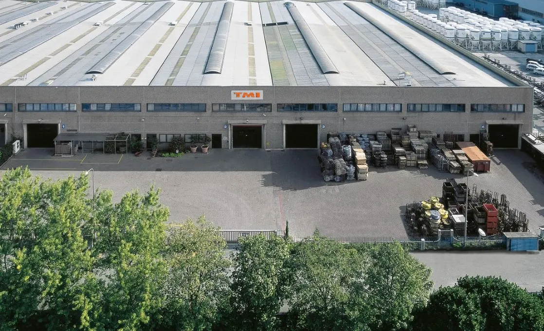 Stabilimento TMI a Lecco — vista aerea
