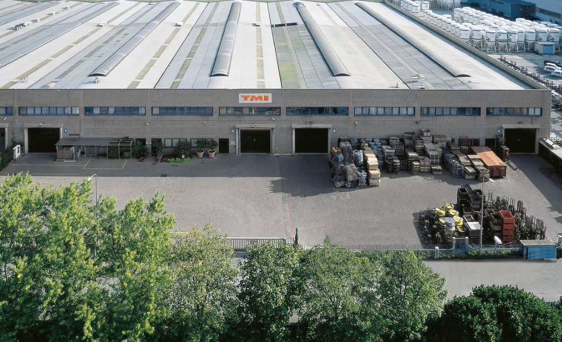 Stabilimento TMI a Lecco — vista aerea